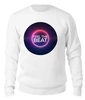 Заказать свитшот в Москве. Женский свитшот хлопковый Feel the beat  от EDM Clothes - готовые дизайны и нанесение принтов.