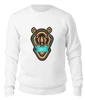 Заказать свитшот в Москве. Женский свитшот хлопковый Тигр в маске от Stil na yarkosti - готовые дизайны и нанесение принтов.