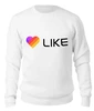 Заказать свитшот в Москве. Женский свитшот хлопковый Like  от DESIGNER   - готовые дизайны и нанесение принтов.