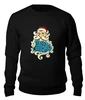 Заказать свитшот в Москве. Женский свитшот хлопковый Дед Мороз (Santa) от coolmag - готовые дизайны и нанесение принтов.