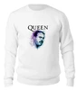 Заказать свитшот в Москве. Женский свитшот хлопковый Freddie Mercury - Queen от Leichenwagen - готовые дизайны и нанесение принтов.