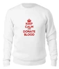 Заказать свитшот в Москве. Женский свитшот хлопковый Keep Calm Art от Leichenwagen - готовые дизайны и нанесение принтов.