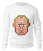 Заказать свитшот в Москве. Женский свитшот хлопковый Путин от Анастасия - готовые дизайны и нанесение принтов.