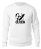 Заказать свитшот в Москве. Женский свитшот хлопковый Freddie Mercury - Queen от Leichenwagen - готовые дизайны и нанесение принтов.