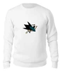 Заказать свитшот в Москве. Женский свитшот хлопковый San Jose Sharks / NHL USA от KinoArt - готовые дизайны и нанесение принтов.