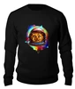 Заказать свитшот в Москве. Женский свитшот хлопковый В космосе от T-shirt print  - готовые дизайны и нанесение принтов.