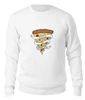 Заказать свитшот в Москве. Женский свитшот хлопковый Пицца Навсегда (Pizza Forever) от coolmag - готовые дизайны и нанесение принтов.