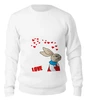 Заказать свитшот в Москве. Женский свитшот хлопковый Rabbit_man от Printio - готовые дизайны и нанесение принтов.