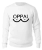 Заказать свитшот в Москве. Женский свитшот хлопковый OPPAI от Y L - готовые дизайны и нанесение принтов.