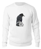 Заказать свитшот в Москве. Женский свитшот хлопковый Ворон свободы от shop-viking - готовые дизайны и нанесение принтов.