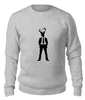 Заказать свитшот в Москве. Женский свитшот хлопковый Олень  от Vinli.shop  - готовые дизайны и нанесение принтов.