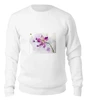 Заказать свитшот в Москве. Женский свитшот хлопковый Розовая орхидея от vnovi - готовые дизайны и нанесение принтов.
