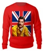 Заказать свитшот в Москве. Женский свитшот хлопковый Freddie Mercury от balden - готовые дизайны и нанесение принтов.