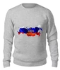 Заказать свитшот в Москве. Женский свитшот хлопковый С днем России! от FireFoxa - готовые дизайны и нанесение принтов.