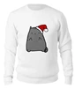 Заказать свитшот в Москве. Женский свитшот хлопковый New Year Cat от skynatural - готовые дизайны и нанесение принтов.