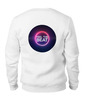 Заказать свитшот в Москве. Женский свитшот хлопковый Feel the beat  от EDM Clothes - готовые дизайны и нанесение принтов.
