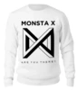 Заказать свитшот в Москве. Женский свитшот хлопковый Monsta X от geekbox - готовые дизайны и нанесение принтов.