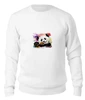 Заказать свитшот в Москве. Женский свитшот хлопковый Панда с леденцом от artberry - готовые дизайны и нанесение принтов.