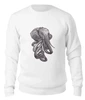 Заказать свитшот в Москве. Женский свитшот хлопковый Слон и осьминог от printik - готовые дизайны и нанесение принтов.