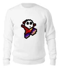 Заказать свитшот в Москве. Женский свитшот хлопковый Shy Guy (Марио) от fanart - готовые дизайны и нанесение принтов.