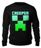 Заказать свитшот в Москве. Женский свитшот хлопковый MINECRAFT CREEPER от vista12761@rambler.ru - готовые дизайны и нанесение принтов.