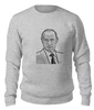 Заказать свитшот в Москве. Женский свитшот хлопковый Владимир Путин от Vinli.shop  - готовые дизайны и нанесение принтов.