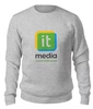 Заказать свитшот в Москве. Женский свитшот хлопковый it-media hoodie от Alcochat - готовые дизайны и нанесение принтов.