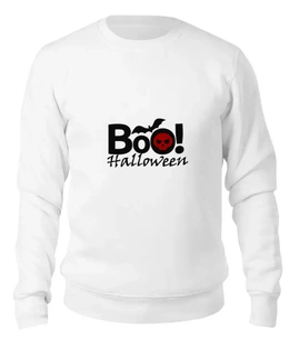 Заказать свитшот в Москве. Женский свитшот хлопковый Boo Hflloween от filipp@mynet.com - готовые дизайны и нанесение принтов.