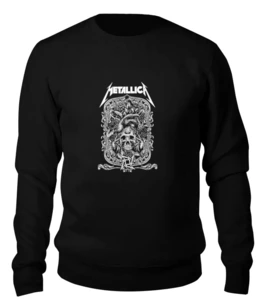 Заказать свитшот в Москве. Женский свитшот хлопковый Metallica от Leichenwagen - готовые дизайны и нанесение принтов.