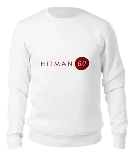 Заказать свитшот в Москве. Женский свитшот хлопковый Hitman от THE_NISE  - готовые дизайны и нанесение принтов.