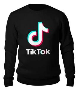 Заказать свитшот в Москве. Женский свитшот хлопковый TikTok  от DESIGNER   - готовые дизайны и нанесение принтов.