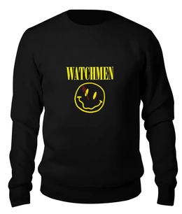 Заказать свитшот в Москве. Женский свитшот хлопковый Watchmen x Nirvana от coolmag - готовые дизайны и нанесение принтов.