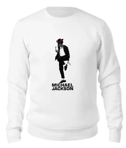 Заказать свитшот в Москве. Женский свитшот хлопковый Michael Jackson от carolina - готовые дизайны и нанесение принтов.