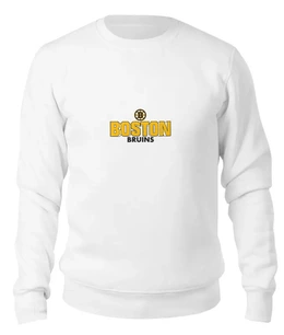 Заказать свитшот в Москве. Женский свитшот хлопковый Boston Bruins от kspsshop - готовые дизайны и нанесение принтов.