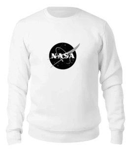 Заказать свитшот в Москве. Женский свитшот хлопковый NASA  от queen  - готовые дизайны и нанесение принтов.