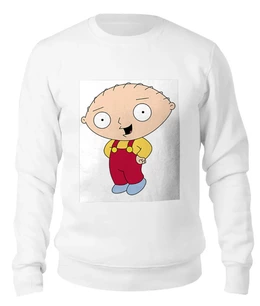 Заказать свитшот в Москве. Женский свитшот хлопковый Stewie Griffin Fan Mad от nick - готовые дизайны и нанесение принтов.