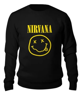 Заказать свитшот в Москве. Женский свитшот хлопковый Nirvana от geekbox - готовые дизайны и нанесение принтов.