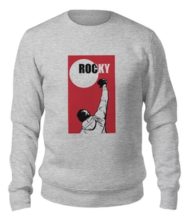 Заказать свитшот в Москве. Женский свитшот хлопковый Rocky / Рокки от KinoArt - готовые дизайны и нанесение принтов.