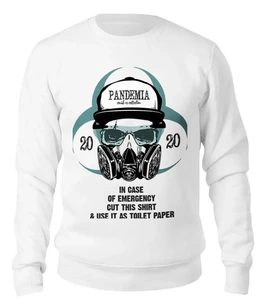 Заказать свитшот в Москве. Женский свитшот хлопковый Pandemia Shirt от Рустам Юсупов - готовые дизайны и нанесение принтов.