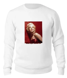 Заказать свитшот в Москве. Женский свитшот хлопковый Marilyn Monroe red от KinoArt - готовые дизайны и нанесение принтов.