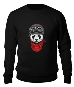 Заказать свитшот в Москве. Женский свитшот хлопковый Soviet panda от priceless - готовые дизайны и нанесение принтов.