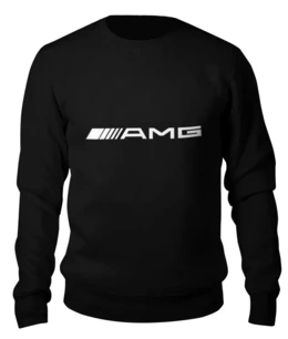 Заказать свитшот в Москве. Женский свитшот хлопковый Эмблема AMG от THE_NISE  - готовые дизайны и нанесение принтов.