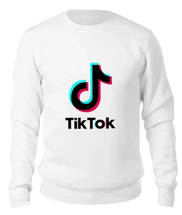 Заказать свитшот в Москве. Женский свитшот хлопковый TikTok  от DESIGNER   - готовые дизайны и нанесение принтов.