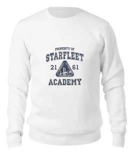 Заказать свитшот в Москве. Женский свитшот хлопковый Starfleet Academy от geekbox - готовые дизайны и нанесение принтов.