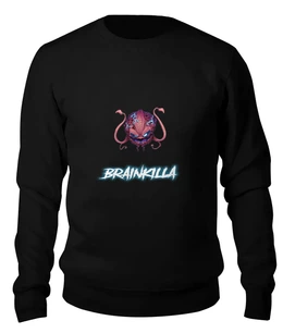 Заказать свитшот в Москве. Женский свитшот хлопковый merch brainkilla от Paul Paul - готовые дизайны и нанесение принтов.