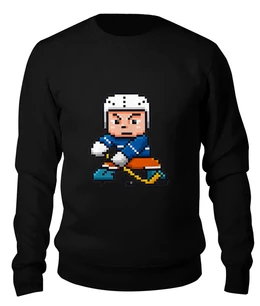 Заказать свитшот в Москве. Женский свитшот хлопковый Хоккеист   от T-shirt print  - готовые дизайны и нанесение принтов.