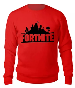 Заказать свитшот в Москве. Женский свитшот хлопковый Fortnite     от T-shirt print  - готовые дизайны и нанесение принтов.