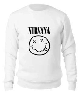Заказать свитшот в Москве. Женский свитшот хлопковый Nirvana (Нирвана) от originals - готовые дизайны и нанесение принтов.