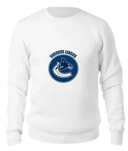 Заказать свитшот в Москве. Женский свитшот хлопковый Vancouver Canucks от kspsshop - готовые дизайны и нанесение принтов.