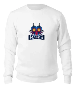 Заказать свитшот в Москве. Женский свитшот хлопковый Majora's Mask (Зельда) от originals - готовые дизайны и нанесение принтов.